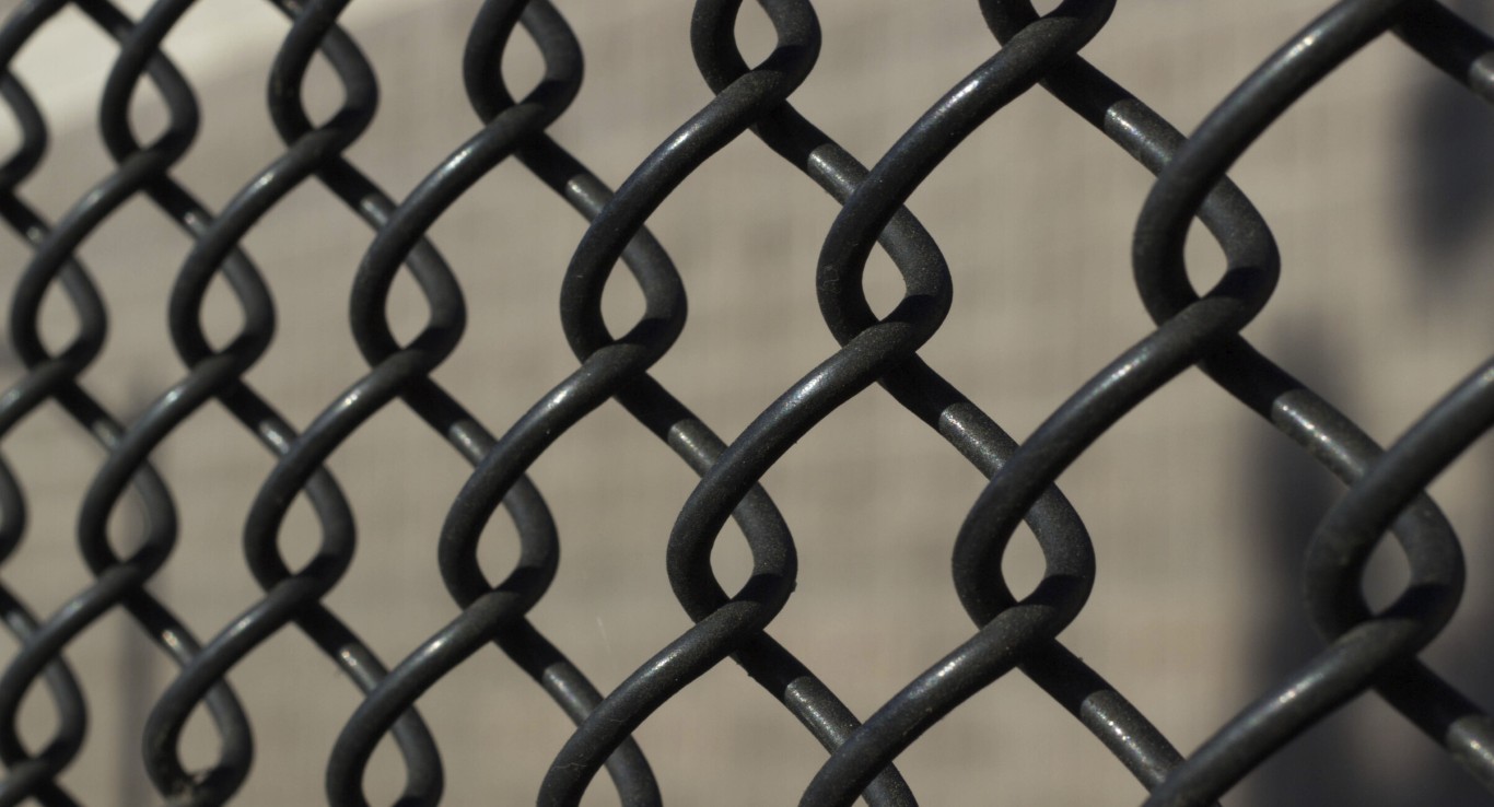 Chain-link fence installation for security